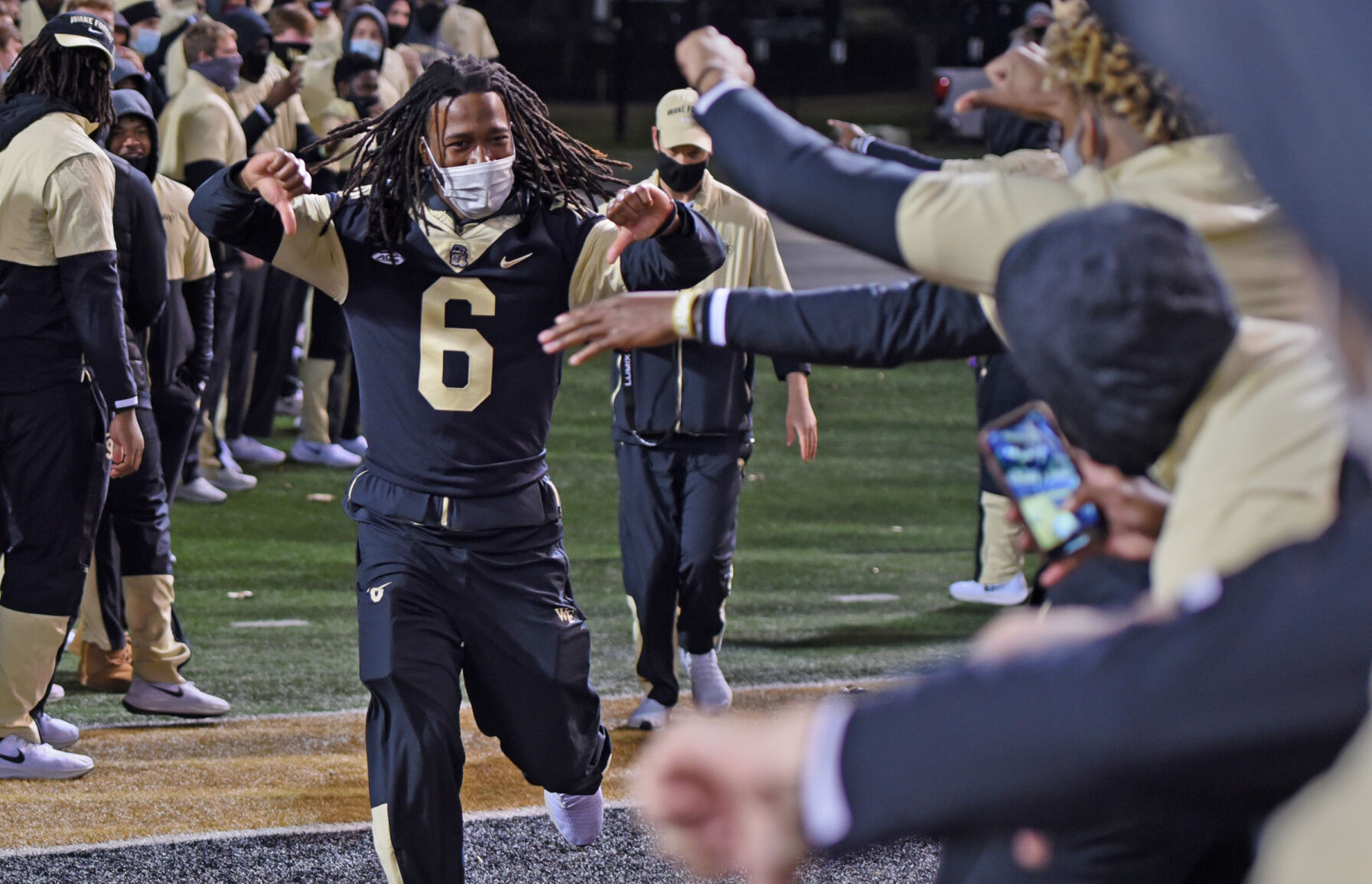 Wake Forest football senior night